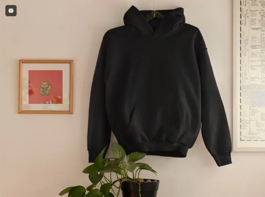 Cozy zaraa Winter Classic Hoodie Collection - S-36, Black
