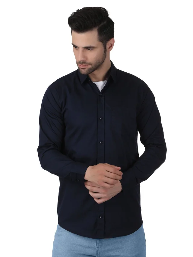 Jais Fashion Plain Shirt Combo (Pack of 4) - M-38
