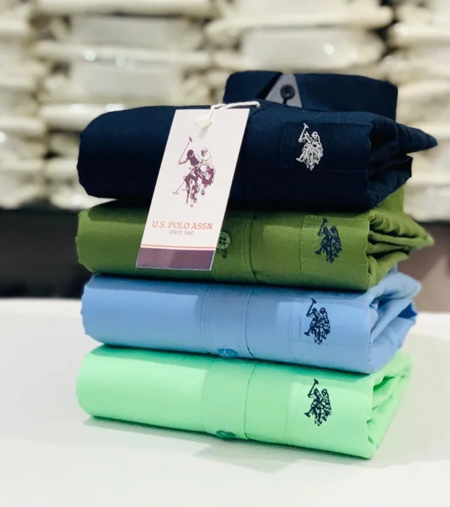 U.S Men's Plain Shirt Combo - Pack of 4 | Premium Cotton | Casual & Formal Wear - XXL-44