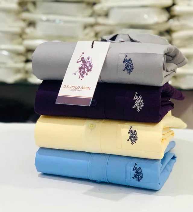 U.S  Men's Plain Shirt Combo - Pack of 4 | Premium Cotton | Casual & Formal Wear