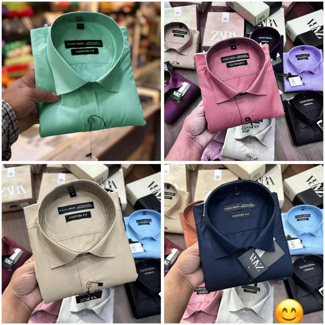 Zara Men's Premium Shirt Combo - L- 40