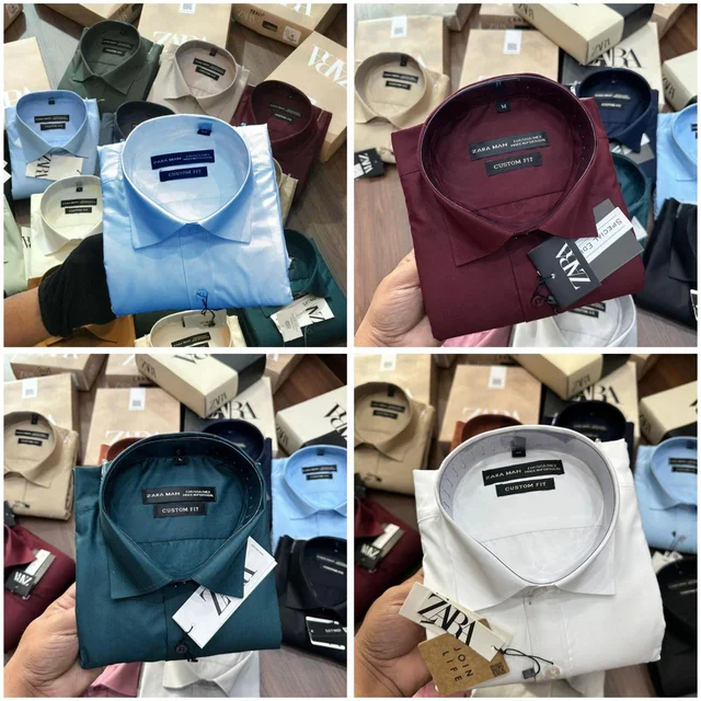 Zara Men's Premium Shirt Combo - XXL- 44