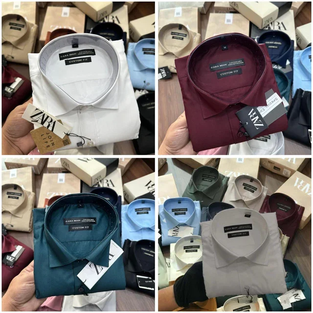 Zara Men's Premium Shirt Combo - XL- 42