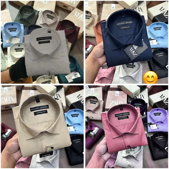 Zara Men's Premium Shirt Combo - L- 40
