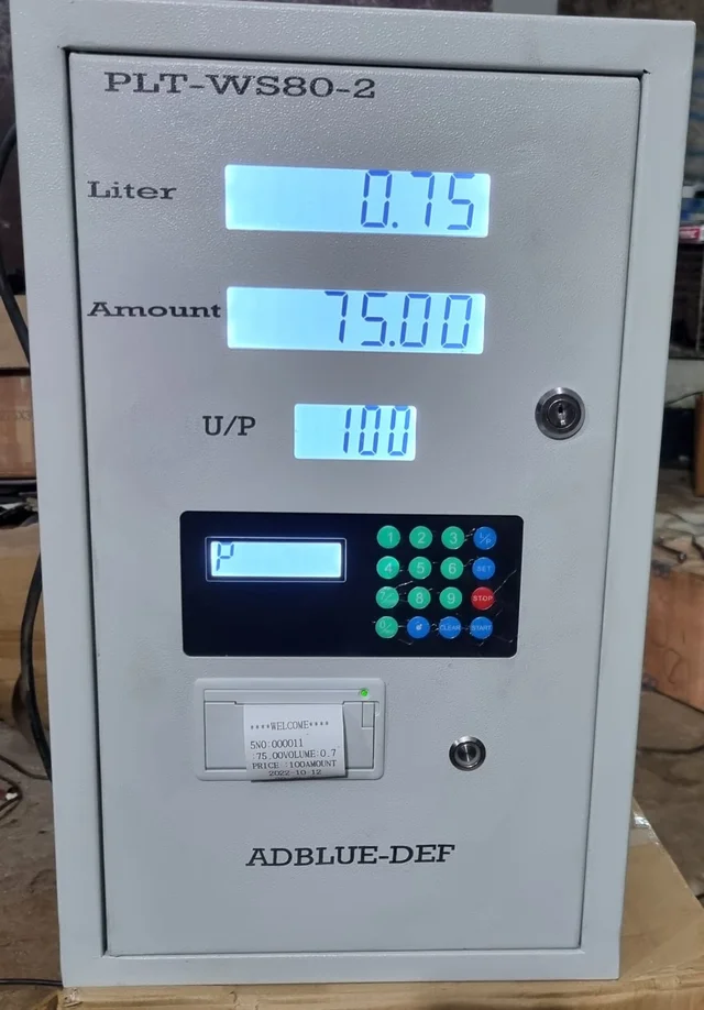 DEF Dispenser White Colour with Printer High Accuracy, Heavy Duty (With LM) - Medium, White