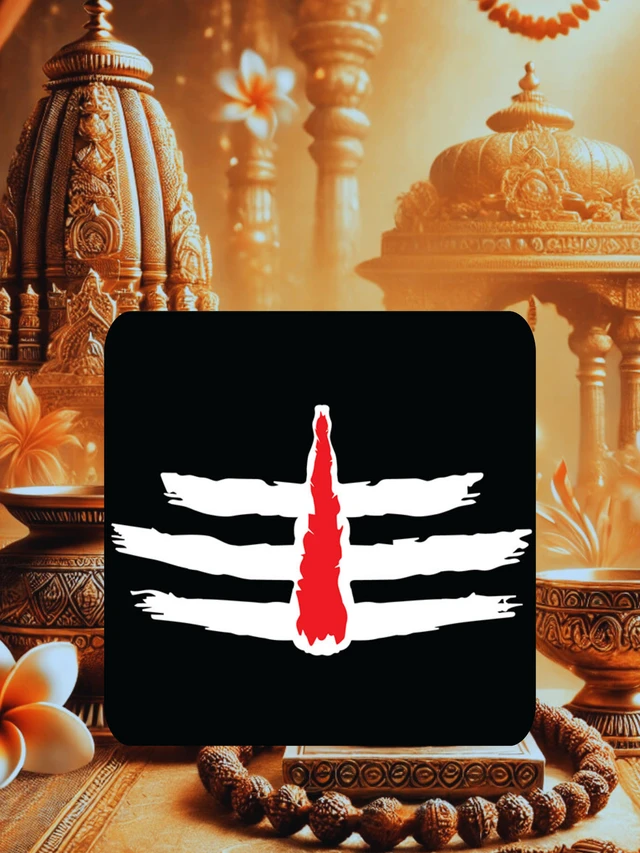 Mahadev Trishul Tilak Fridge Magnet