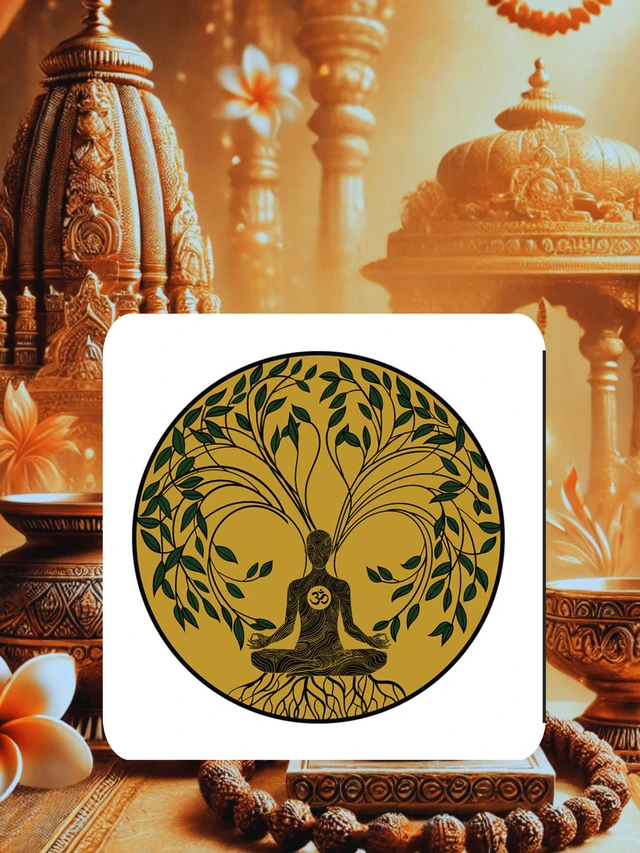 Shoptriangle Sacred Bodhi Tree Meditation Fridge Magnet