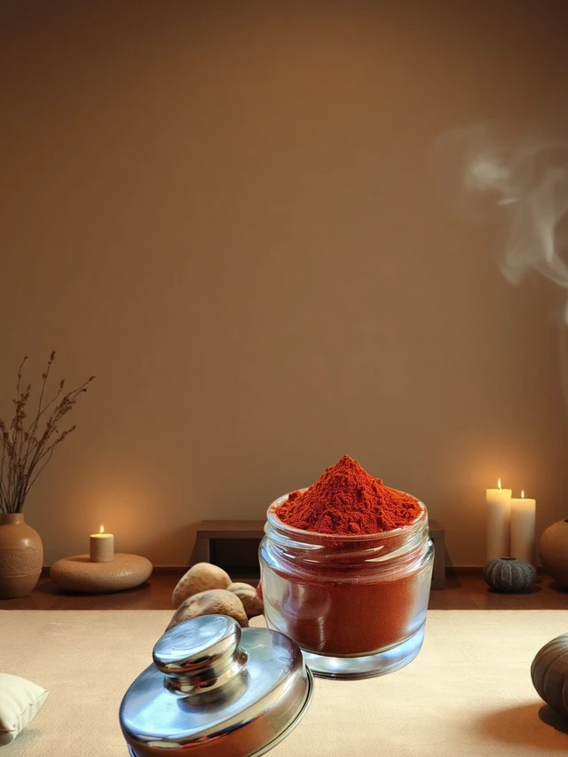 Akaama Sacred Red Sandalwood Powder (Laal Chandan – Premium Puja Grade)(100gm)