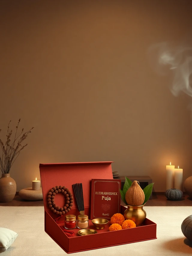 Rudrabhishek Puja Kit Box
