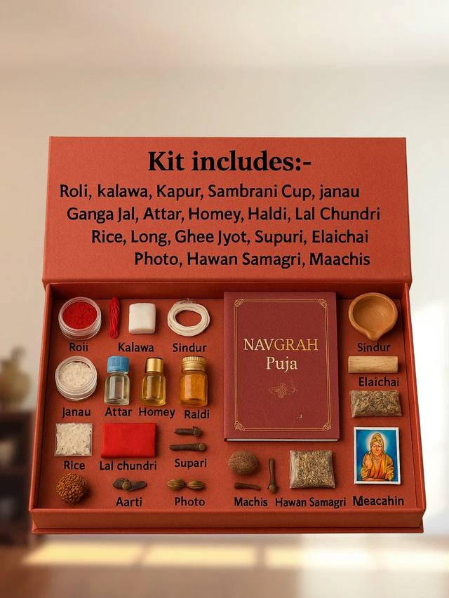 Navgrah Puja Kit – Complete Astrological Ritual Set