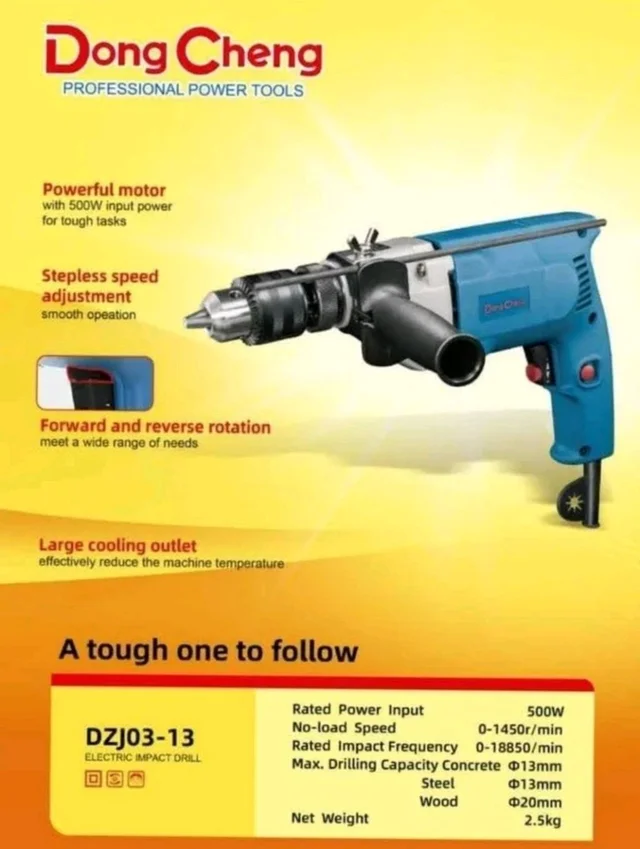 Electric Impact Drill DongCheng Size 13mm