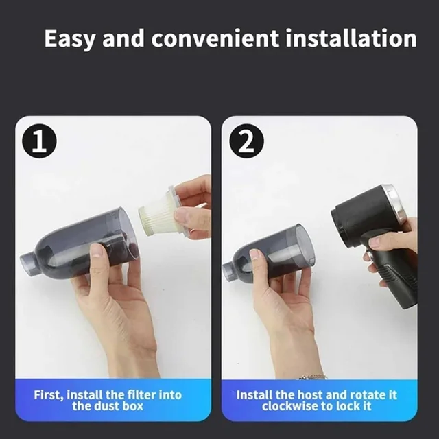 3-in-1 Car Mini Vacuum Cleaner with Blower BX7394