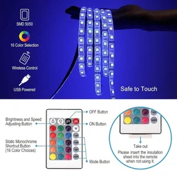 3M RGB LED Strip Lights, LED Mood Lights (1 Set) BX13460