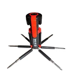 8 in 1 Multi-Function Screwdriver Kit with LED Portable Torch BX0427