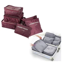 Cloth Organizer Pouch Laundry Zipper Bags (6 pcs) BX0192