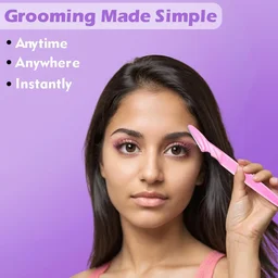 Eyebrow Painless Facial Hair Remover Razor for Face, Women and Men (3 Pack) BX1254