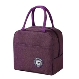 Lunch Box Bag for Women Men Insulated Lunch Bag With Zipper (1 Pc) BX8915