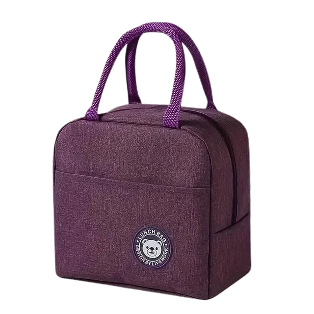 Lunch Box Bag for Women Men Insulated Lunch Bag With Zipper (1 Pc) BX8915
