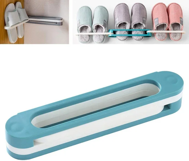 Multifunction Folding Slippers / Shoes Hanger Organizer Rack BX1122