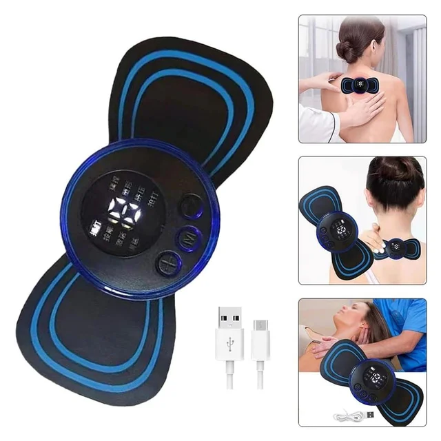 Portable USB Neck Massager Electric Neck Massager Automatic Massage Enhancer Mini Cervical Massager EMS BX6204