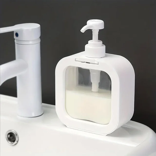 Snap sink Dispenser Plastic Clear Empty Pump Lotion Bottles (1 Set) BX6870