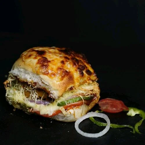 Cheesy Pizza Vada Pav