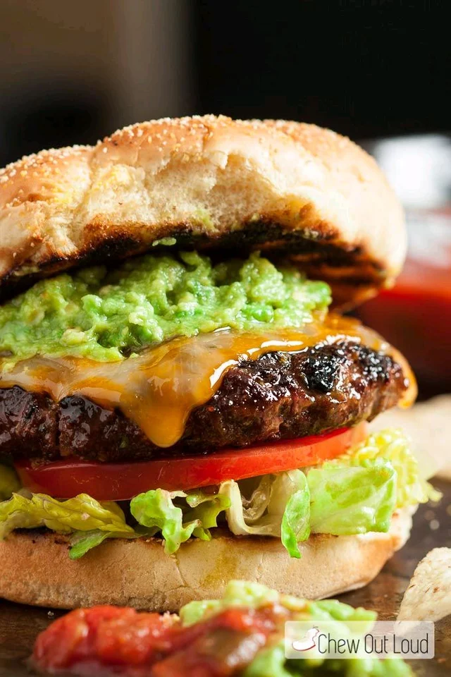 New Mexican Cheese Burger