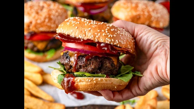 Spicy Barbeque Burger 