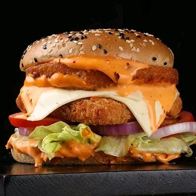 Paneer Double Cheese Burger