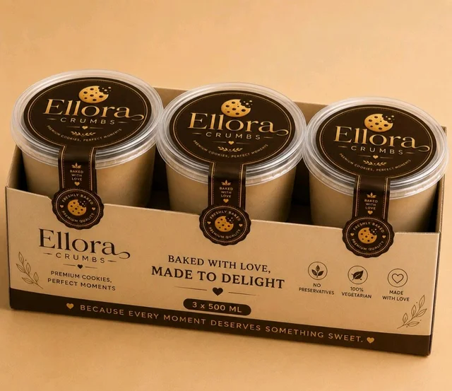 Ellora CRUMBS Cookies  3 PACK 