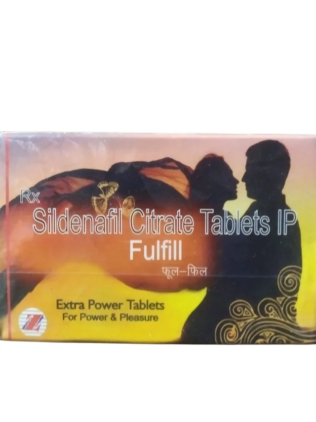 ZANE PHARMACEUTICALS Fulfill Tablets – Sildenafil Citrate Tablets IP (140.45 mg) - 1*6*20