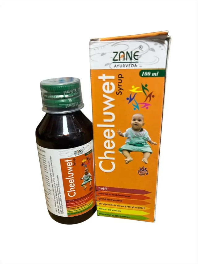ZANE AYURVEDA CHEELUWET Cheeluwet Syrup – Ayurvedic Tonic for Immunity, Vitality & Digestive Health - 100ML