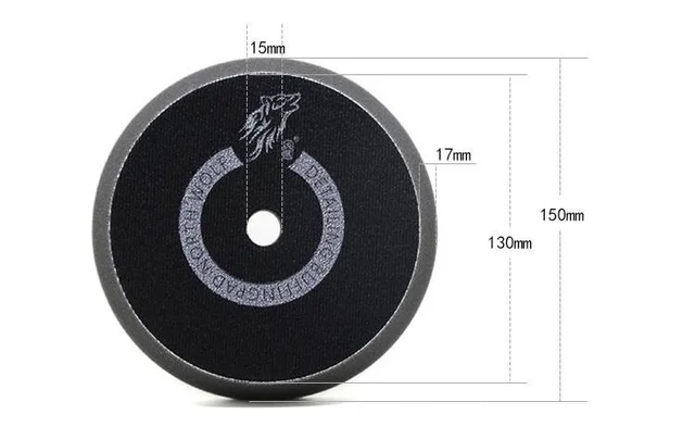DETROMOTIVE - DA FOAM BUFFING PAD BLACK" 5 " INCH