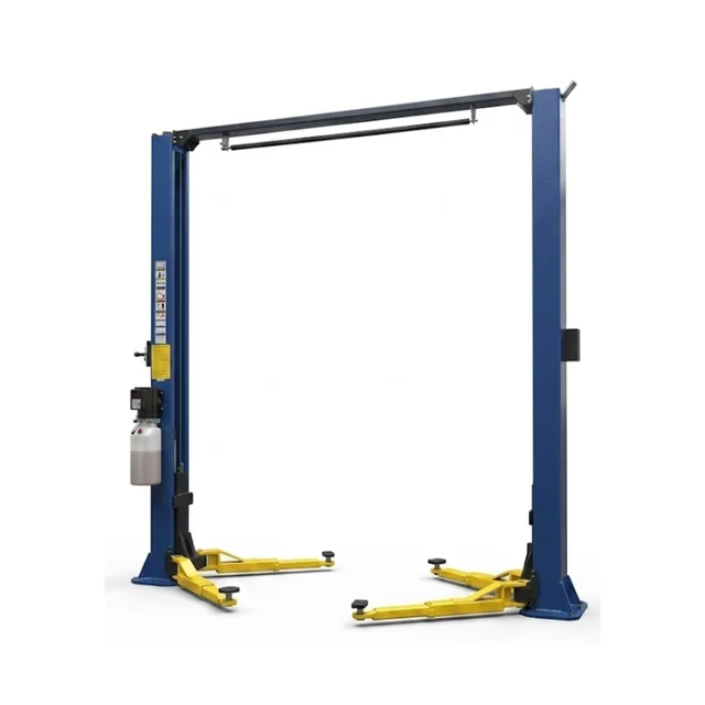 BLUE - POINT TWO POST LIFT - CLEAR FRAME