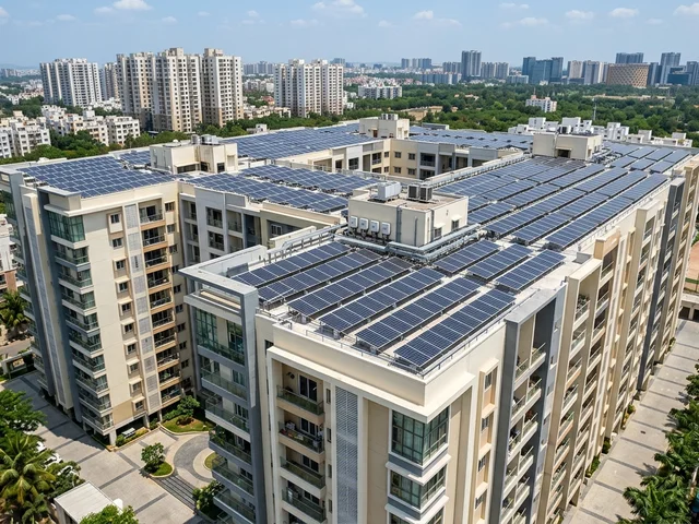 Apartment Rooftop Solar Installation – Hyderabad