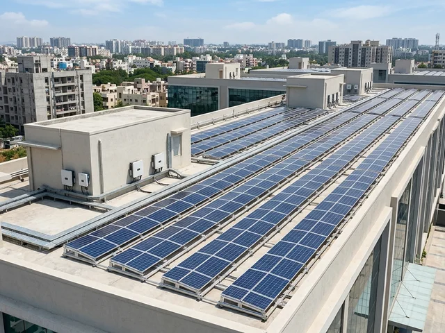 Commercial Rooftop Solar Installation