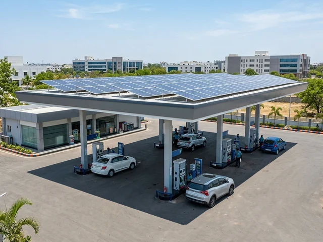 Solar Installation for Petrol Pumps & Fuel Stations