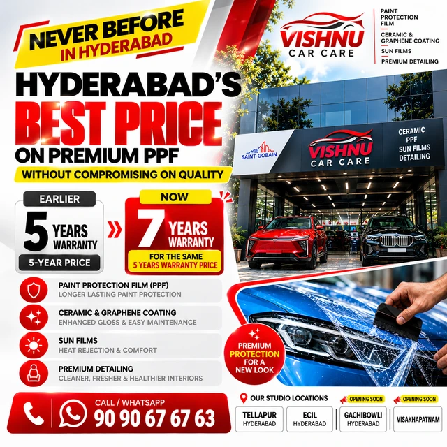 Vishnu Car Care PPF promotion