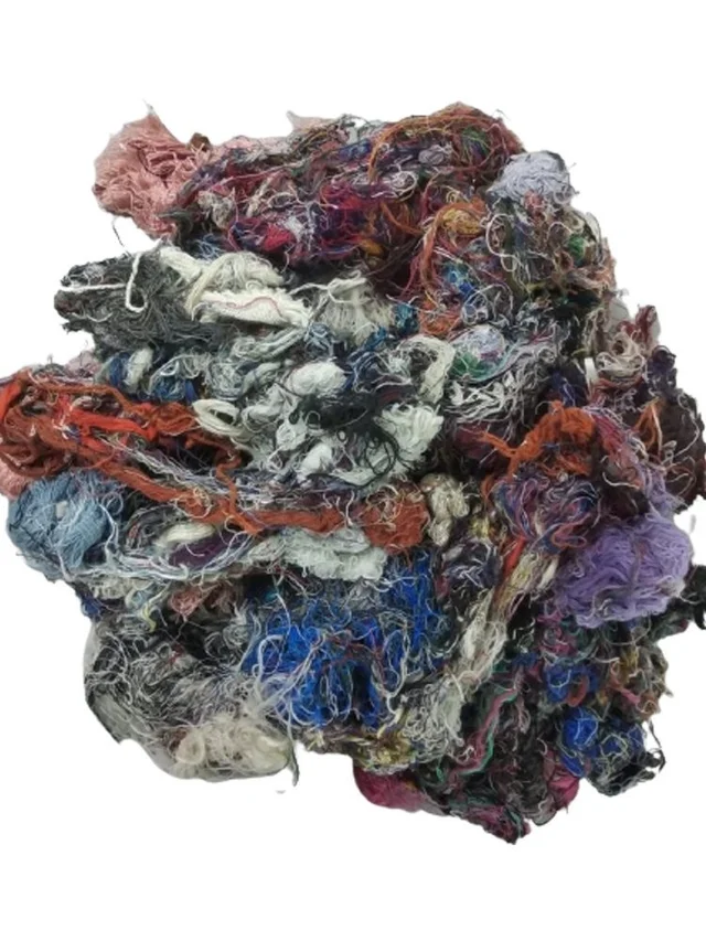 VAC multicolor cotton waste