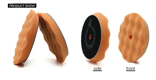 DETROMOTIVE - Waffle pad orange 6 inch