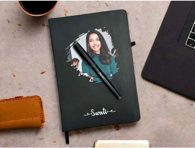 Customized Color Photo Dairy  With Customized Name Pen