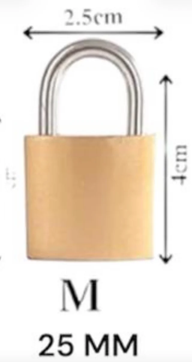 Brass Lock 25 Mm