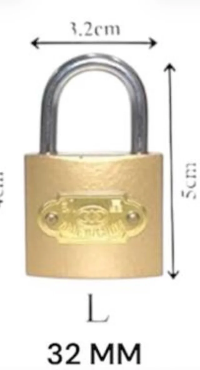 Brass Lock 32 Mm