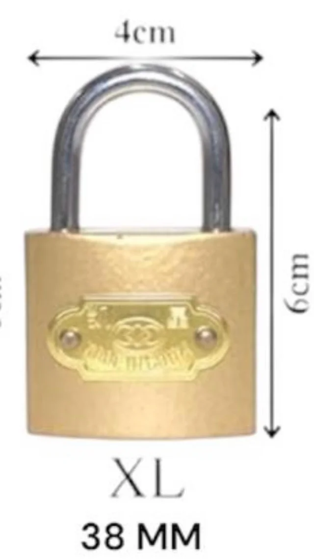 Brass Lock 38 Mm