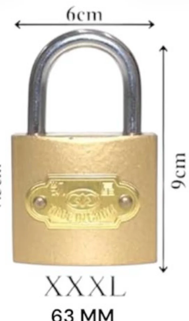 Brass Lock 63 Mm