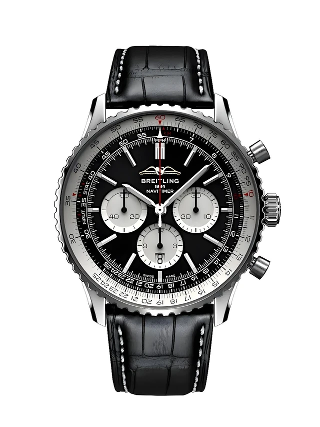 BREITLING_ AB0137211B1P1 Navitimer B01 Chronograph 46 Watch For Men