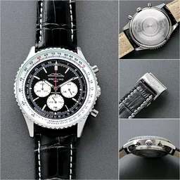 BREITLING_ AB0137211B1P1 Navitimer B01 Chronograph 46 Watch For Men - Black