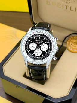 BREITLING_ AB0137211B1P1 Navitimer B01 Chronograph 46 Watch For Men - Black
