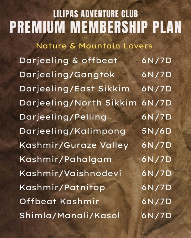 PREMIUM MEMBERSHIP FOR 2027