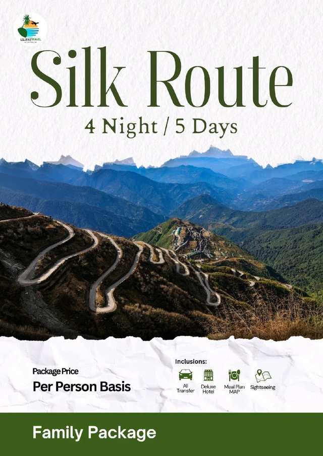 SILK ROUTE (FLY)- 4N/5D MAP